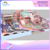 Shopping Mall Interior Pink Castle Shape Custom Children's Playground Equipment Suppliers