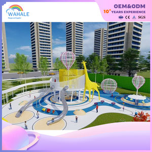 Community Outdoor Giraffe Shape Custom Children's Playground Equipment Manufacturer