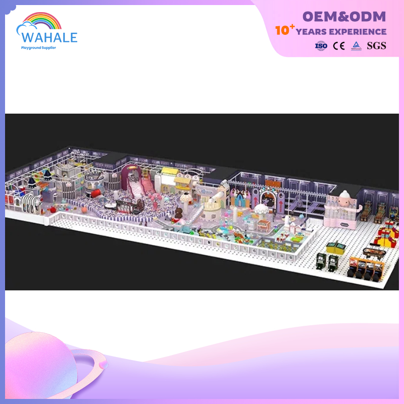 Mall Indoor Purple Children Soft Outfit New Sports Playground Equipment Supplier