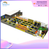 Kindergarten Indoor Yellow Soft Parkour Trampoline Jumping Sports Playground Equipment Dealer