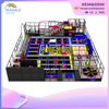 Indoor Children's Warrior Expansion Trampoline Park Custom Children's Parkour Trampoline Game Equipment