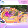 Scenic Spot Outdoor Color Flower Cartoon Shape Play Area Customized Children's Color Lighting Park