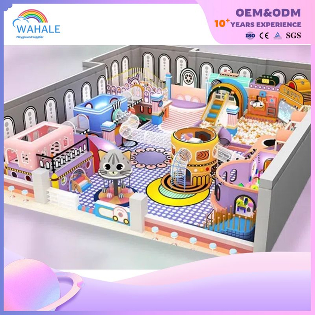 Circus Theme Group Customized Children's Amusement Park Facilities Soft Installation Fantasy Playground Equipment