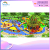 Community Outdoor Purple Customized Children's Fantasy Flower Modeling Playground Equipment Suppliers