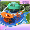 Scenic Area Outdoor Macaron Color Customized Playground Children Flying Saucer Modeling Playground Equipment
