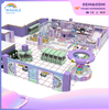 Purple Fantasy Children Indoor Soft Decoration Playground Customized Purple Castle Theme Park Equipment