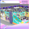 Mall Interior Purple Space Theme Custom Soft Decoration Sports Playground Equipment Supplier