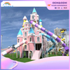 Outdoor Pink Dream Castle Modeling Outdoor Unpowered Playground Equipment Wholesale