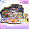 Early Education Center Indoor Macaron Color Castle Modeling Custom Children's Playground Equipment