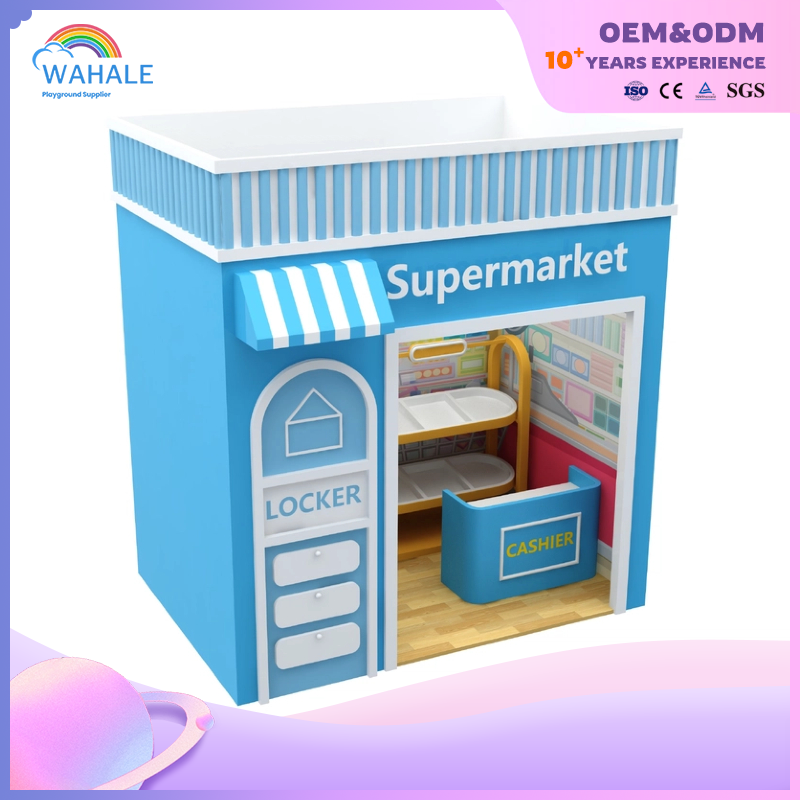 50 Square Meters Mall Indoor Children's Role-playing Scene Experience Playhouse Playground Equipment