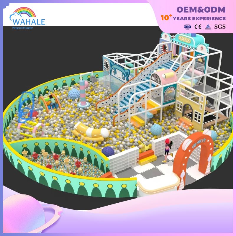 Shopping Mall Indoor Color Children's Ocean Ball Pool Soft Installation Playground Equipment Customization