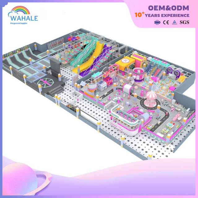 Dream Color Metch Shopping Mall Intérieur Decoration Soft Decoration pour enfants Vente d'équipement de terrain de jeu