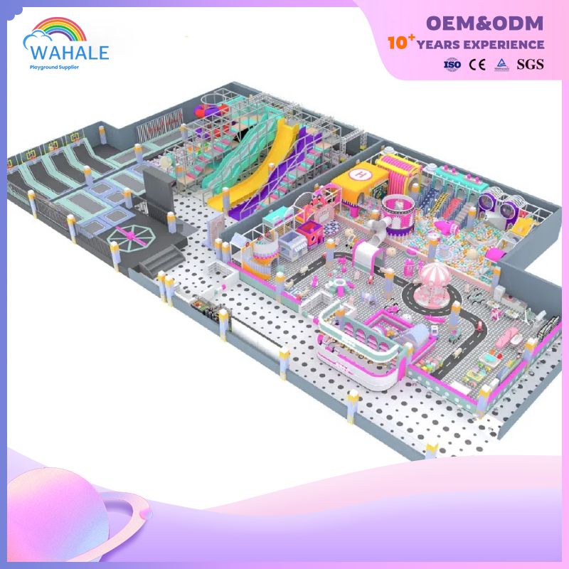 Dream Color Custom Shopping Mall Indoor Soft Decoration Children's Playground Equipment Sale