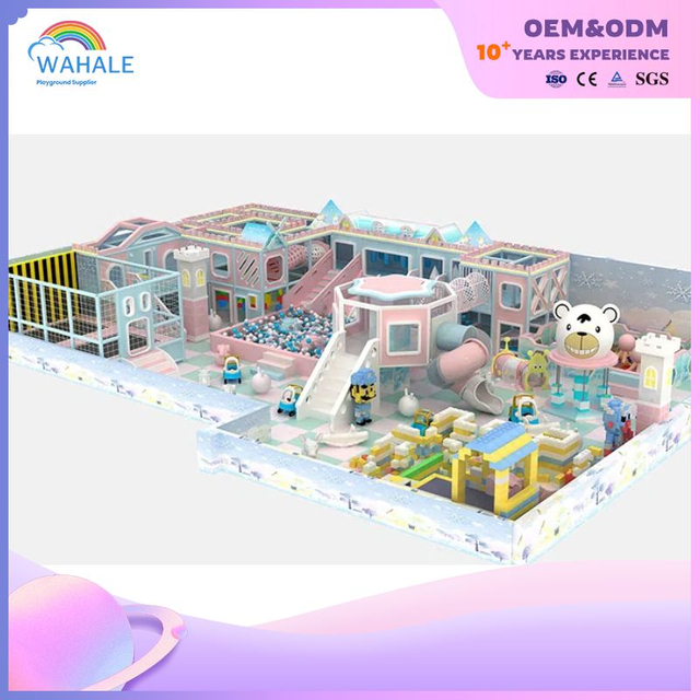Ice And Snow Theme Customized Kindergarten Indoor Soft Installation Parent-child Interactive Playground Equipment