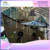 Park Outdoor Wooden Sailboat Modeling Custom Children's Playground Equipment Dealer