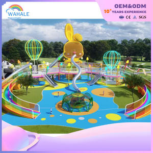 Color Custom Cartoon Shape Children's Outdoor Unpowered Playground Equipment Dealer