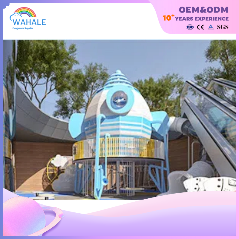 Outdoor Customized Space Astronaut Theme Children's Sports Playground Equipment Wholesale