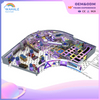 New Purple Luxury Children's Soft Sports Playground Indoor Parkour Parent-child Interactive Trampoline Park Equipment