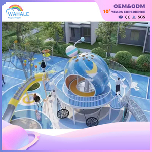 Community Outdoor Blue Space Theme Children's Playground Color House Modeling Park Equipment Wholesale