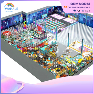 Video Game Theme Customized Children's Soft Playground Indoor Children's Trampoline Parkour Sports Park Equipment