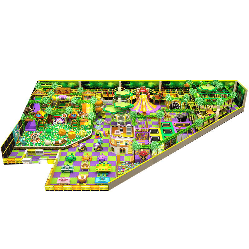 Animal shape trampoline park