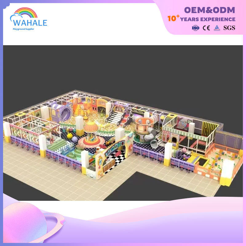 Coffee Room Orange Space Theme Custom Soft Decoration To Expand The Playground Equipment Dealer