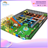 Mall Indoor Green Children's Soft Trampoline Park Customized Children's Slide Park Facilities Dealer