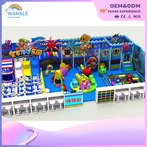Spongebob Cartoon Custom Children's Playground Indoor Underwater Amusement Park Equipment