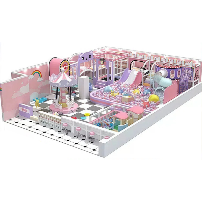 Pink monster-shaped projection