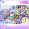 300-square-meter Commercial Indoor Purple Soft Furnishings Children's Playground Equipment
