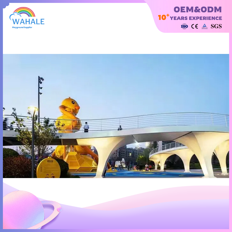 460 Square Meters Scenic Area Outdoor Yellow Duck Customized Children's Playground Equipment Wholesale