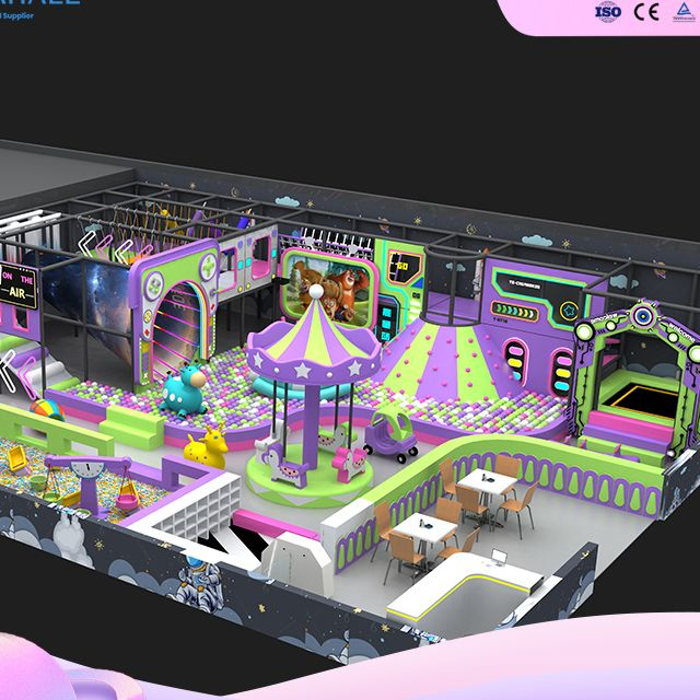 Circus Tech Theme Indoor Playground Equipment for Sale - Custom Commercial Playground Sets