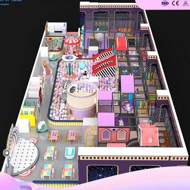All-in-One Macaron Style Playground Supplier - Custom Shopping Mall Attraction