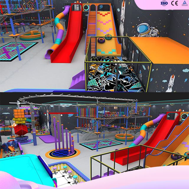 4-Story Mega Sports Complex (USA) - Extreme Adventure Playground Manufacturer
