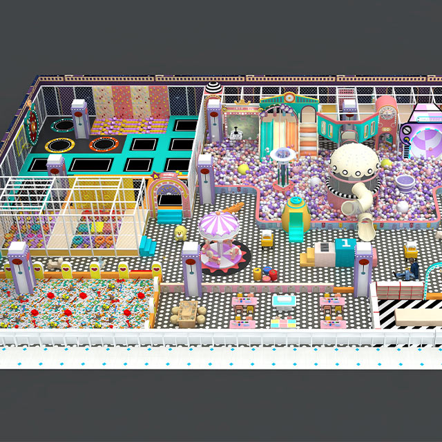 Premium Macaron Playground - Entry-Level Entertainment Center Manufacturer