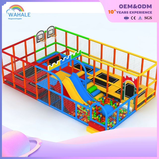 Indoor Trampoline Scene Simulation Children's Playground Equipment Customization