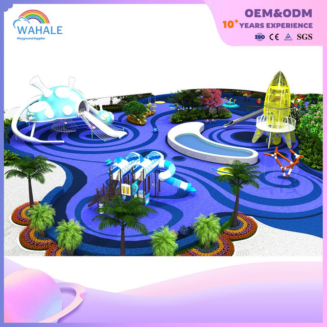 Spaceship Theme Customized Children's Outdoor Amusement Park Outdoor Sports Activities