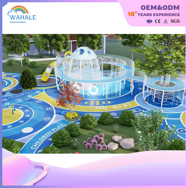 Children's outdoor park amusement facilities Non-powered park large slide playground equipment