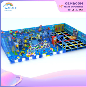 Ocean Star Theme Custom Indoor Amusement Park Children's Blue Playground Equipment