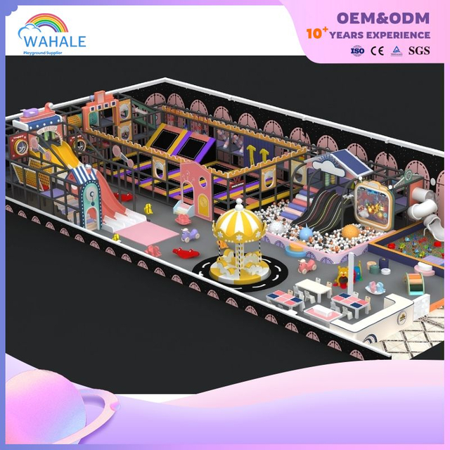 Toy Town Indoor Playground Custom Indoor Children's Toy Amusement Park Equipment
