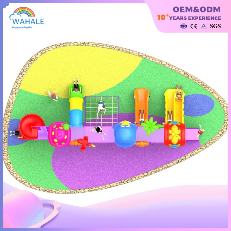 Large-scale Outdoor Children's Combined Slide Sports Playground Customized Equipment Wholesale
