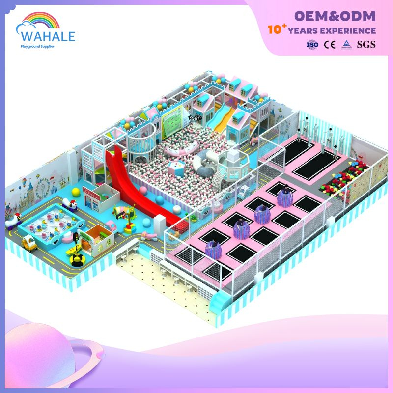 Castle Custom Indoor Trampoline Playground Children's Indoor Soft Game Set Children's Play Area Equipment Wholesale