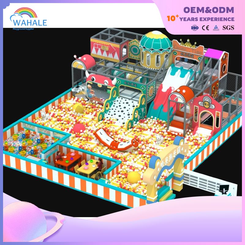 Circus Color Theme Customized Children's Playground Indoor Amusement Park Equipment Wholesale
