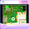 Jungle Crossing Theme Customized Children's Playground Indoor Amusement Park Equipment Wholesale