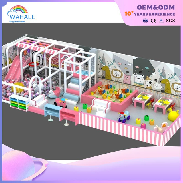 Children's Park Custom Indoor Big Slide Game Castle Bounce Park Inflatable Obstacle Race Manufacturer