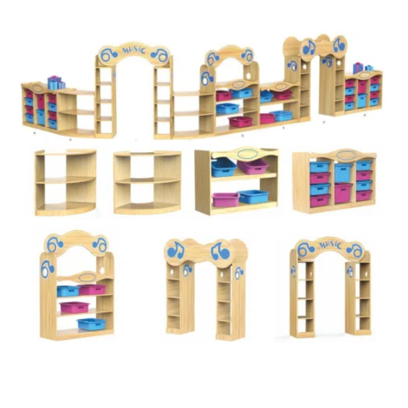 music modeling combination corner cabinet