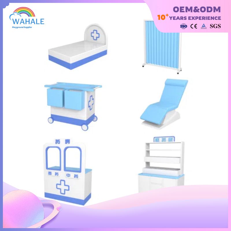 European Indoor White Series Custom Children Storage Cabinet Equipment Wholesale