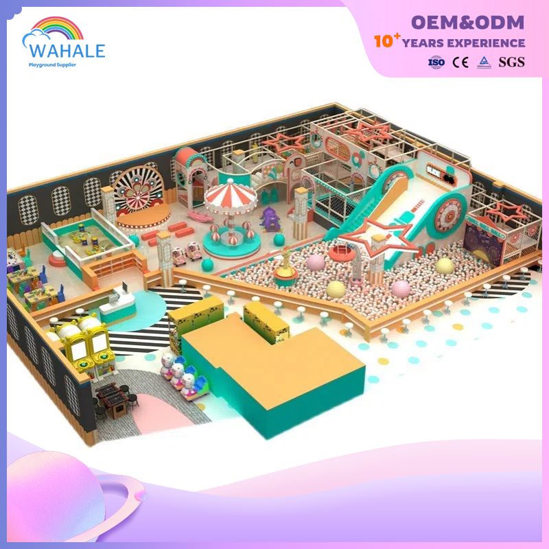 Mario Game Theme Custom Children Soft Installation Indoor Playground Equipment