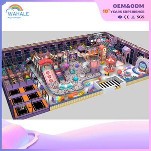 Daycare Room Custom Purple Children's Amusement Park Equipment Wholesale