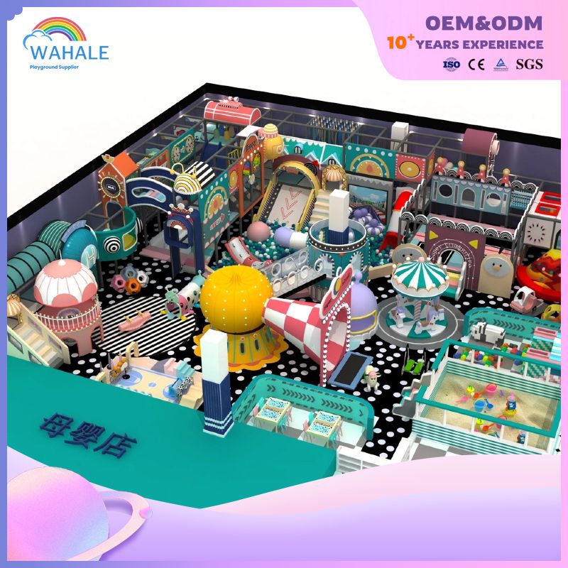 Joy Cute Shape Customized Amusement Park Space Theme Children's Indoor Playground